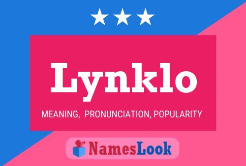 Lynklo Name Poster