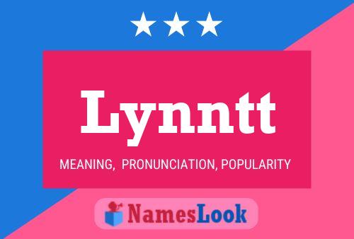 Lynntt Name Poster