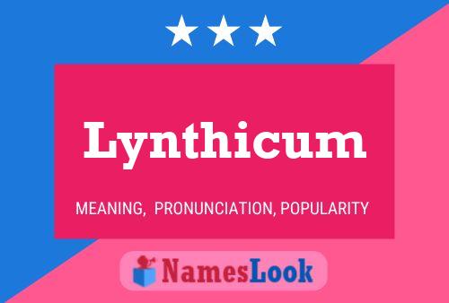 Lynthicum Name Poster