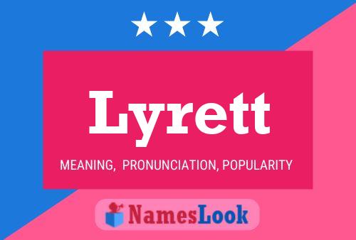 Lyrett Name Poster