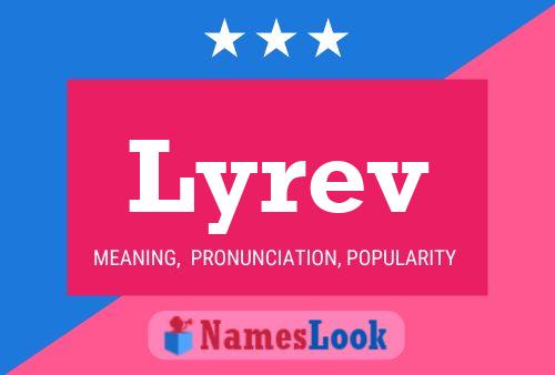 Lyrev Name Poster