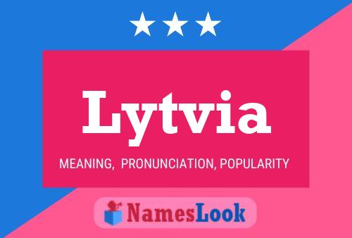 Lytvia Name Poster