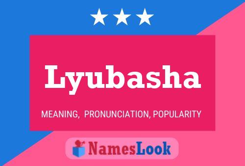 Lyubasha Name Poster