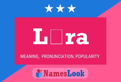 Lára Name Poster