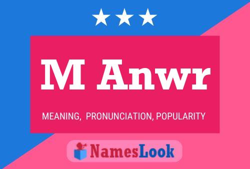 M Anwr Name Poster