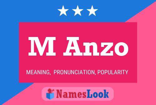 M Anzo Name Poster