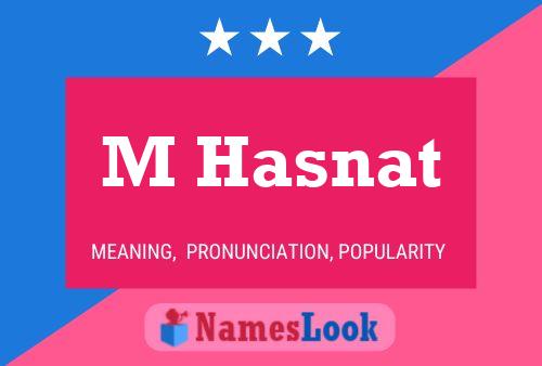 M Hasnat Name Poster