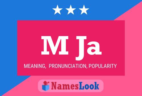 M Ja Name Poster