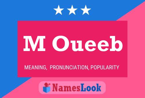 M Oueeb Name Poster