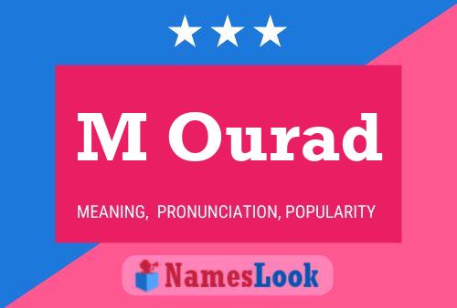 M Ourad Name Poster