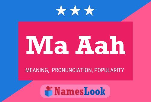 Ma Aah Name Poster