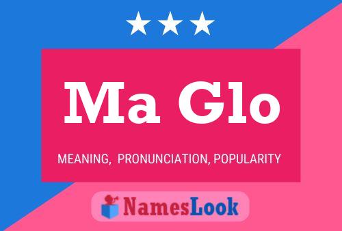 Ma Glo Name Poster