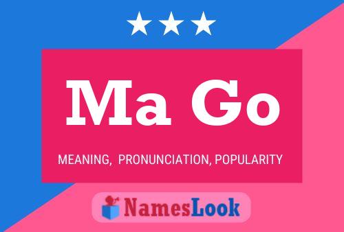 Ma Go Name Poster