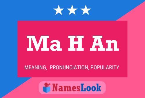 Ma H An Name Poster