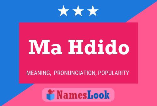 Ma Hdido Name Poster