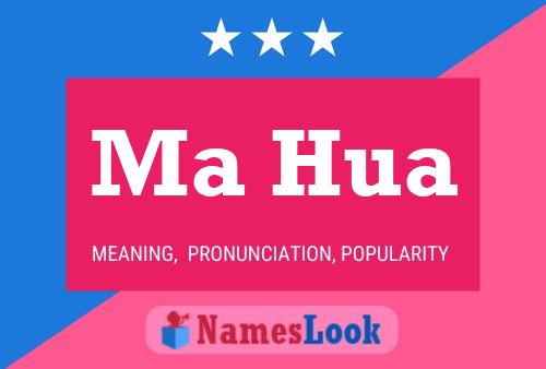 Ma Hua Name Poster