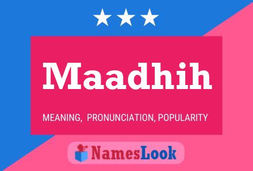 Maadhih Name Poster