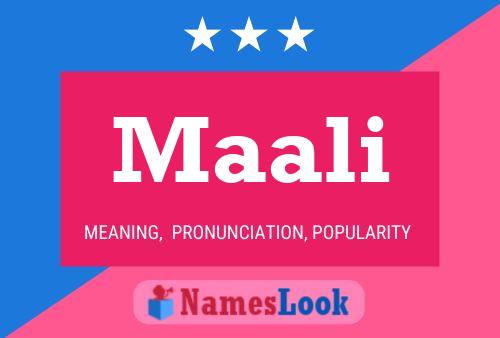 Maali Name Poster