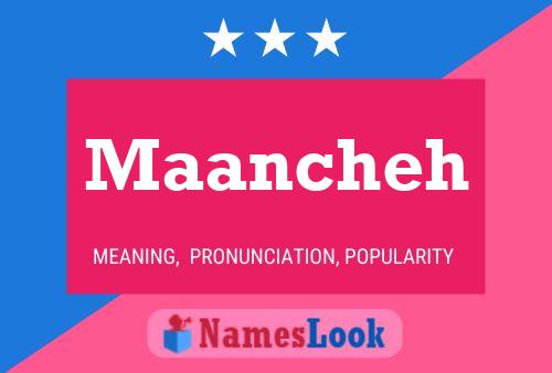 Maancheh Name Poster