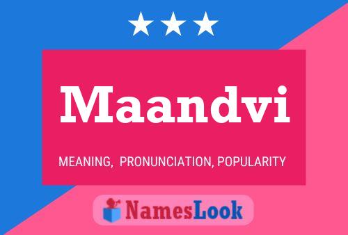 Maandvi Name Poster
