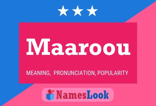 Maaroou Name Poster