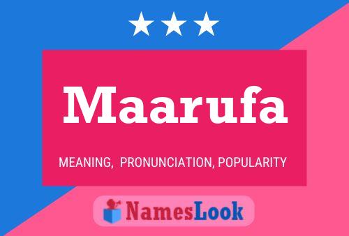 Maarufa Name Poster