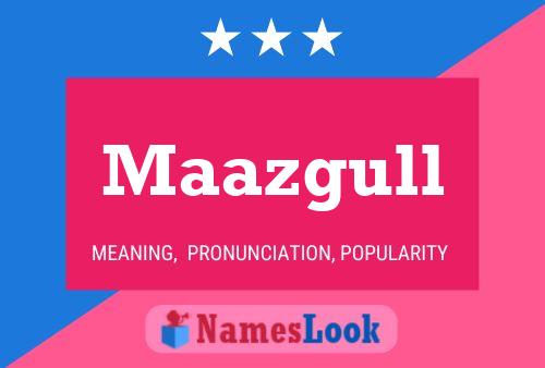 Maazgull Name Poster