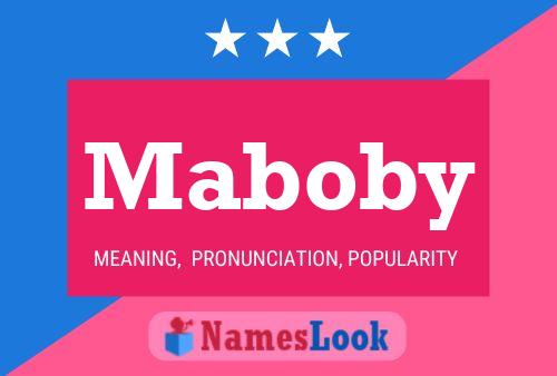 Maboby Name Poster