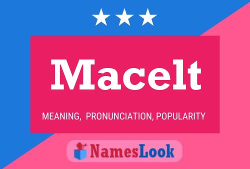 Macelt Name Poster