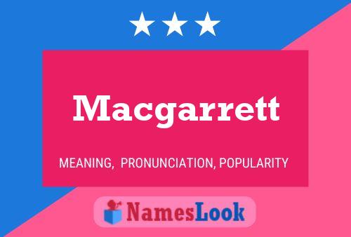 Macgarrett Name Poster