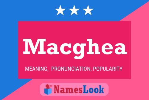 Macghea Name Poster