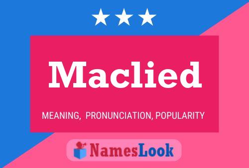 Maclied Name Poster