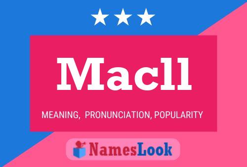 Macll Name Poster