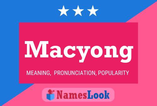 Macyong Name Poster