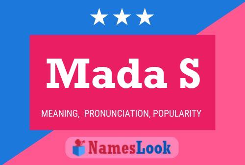 Mada S Name Poster