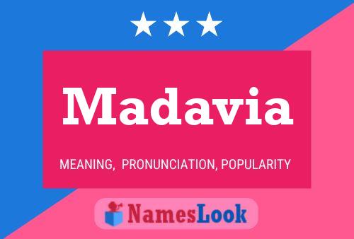 Madavia Name Poster