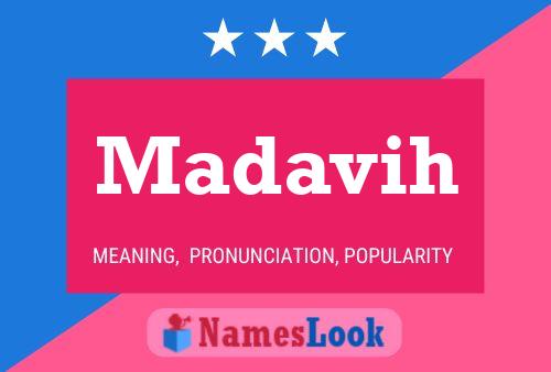 Madavih Name Poster