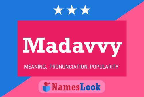 Madavvy Name Poster