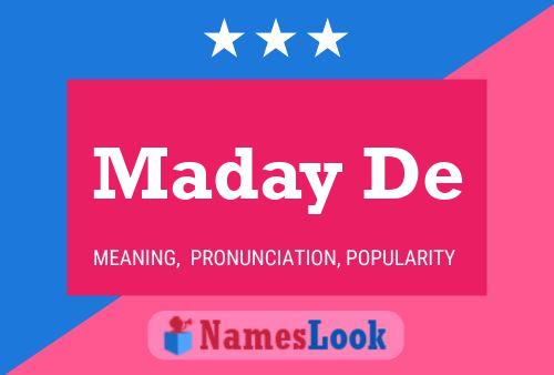 Maday De Name Poster