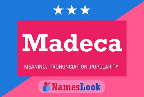 Madeca Name Poster