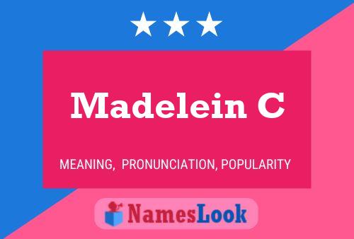 Madelein C Name Poster