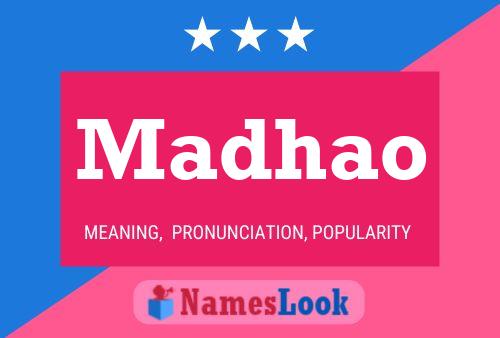 Madhao Name Poster