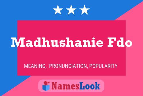 Madhushanie Fdo Name Poster