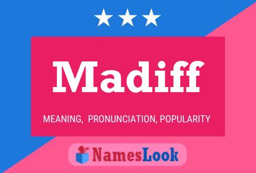 Madiff Name Poster