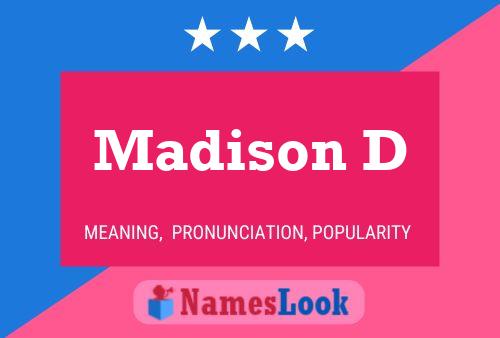 Madison D Name Poster