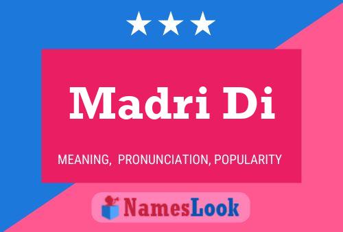 Madri Di Name Poster