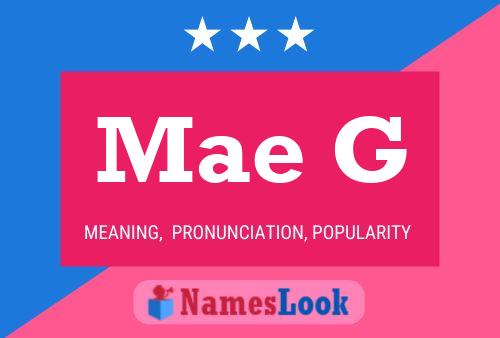 Mae G Name Poster