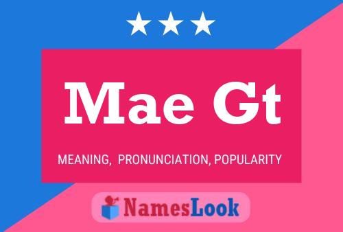 Mae Gt Name Poster