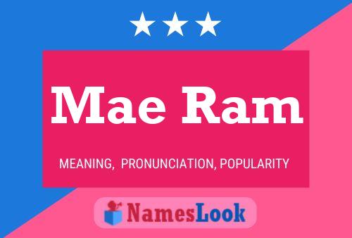 Mae Ram Name Poster