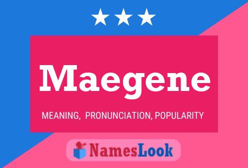 Maegene Name Poster